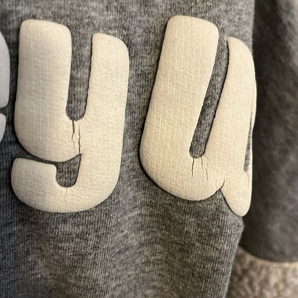 Disney Spirit Jersey Walt Disney World Gray Sherpa Fleece Sweatshirt Casual - Picture 8 of 13